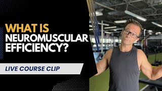 Neuromuscular Efficiency  NASM OPT Model  Live NASM CPT Course [upl. by Eimmot]