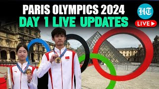 Paris Olympics 2024 LIVE China Wins First Gold In Shooting Updates On Swimming Hockey And More [upl. by Acinorehs509]