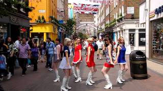 Sixties go  go dancers Carnaby street London [upl. by Clarabelle]