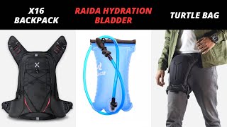 Unboxing Carbonado X16  Turtle Bag  Raida Hydration Bladder [upl. by Naivat934]