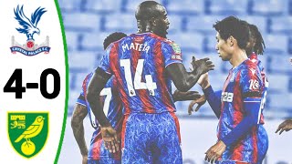 Crystal Palace vs Norwich City 40 JeanPhilippe Mateta Goal Eberechi Eze Goal and Highlights [upl. by Enicnarf]