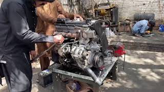 Toyota 1KZTE Engine Overhaul Done I Installation Started I Pakistan I Man With Yellow 4x4 [upl. by Oelgnaed]