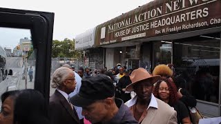 Sharpton Central Park Five members get out the vote in battleground Pennsylvania [upl. by Plafker]