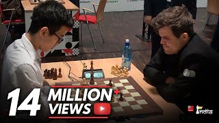 Magnus Carlsen stunned by 17yearold super talent Abdusattorov Nodirbek  World Rapid 2021 [upl. by Emoryt]