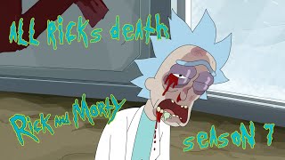 Every Rick Sanchez Death in Season 7 [upl. by Fisk]