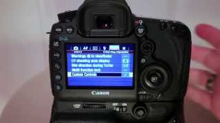 Canon 5D Mark 3 III Custom Wedding Setup Tips  Part 1 [upl. by Kosaka]