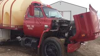 1986 Chevrolet 70 Series C 6500 TA Flatbed Straight Truck 366 Gas Engine 5 Speed Transmission With [upl. by Artamas]