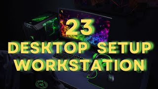 Tech Lover  23 Desktop Setup Workstation  Most Ideal Setup [upl. by Hennessy]