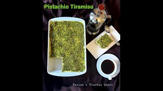 PISTACHIO TIRAMISU RECIPE [upl. by Hael]