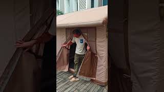 Do you wanna stay here 3 days 🤣🤣 IPOOLGO 342424m inflatable house tent 🏕 [upl. by Jasen]