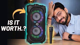 ₹1499 Party Speaker With Karaoke Mic  Is It Worth  Tech Unboxing 🔥 [upl. by Kimberlee]