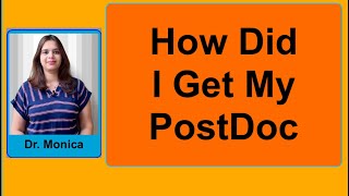 How I get my postdoc  How Did I get Postdoc Position [upl. by Fronniah783]