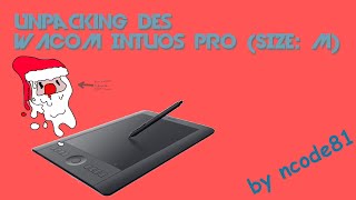 WACOM Intuos PRO MEDIUM Grafik TabletgermandeutschUnpacking [upl. by Zindman6]