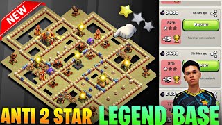 Th16 Legend League Base Link With REPLAYS  TH16 BEST WAR BASE LINK  TH16 CWL BASE 2024 [upl. by Hayikaz615]