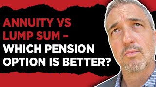 Annuity vs Lump Sum – Which Pension Option Is Better  Michael Malone [upl. by Noterb852]