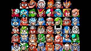 Beating all the RobotMasters from RockMan 123456 using only the RockBuster [upl. by Ardnohsal]