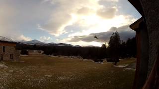 RAF Seaking Fly over Glenmore Lodge amp Landing 2013 [upl. by Yesac]