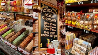 Belgian Chocolate Shop Tour  Brugge Belgium Chocolates [upl. by Ateinotna20]