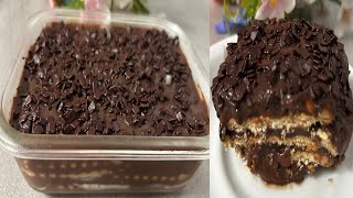 Easy and quick no bake chocolate dessert in 5 minuteschocolate dessert without chocolatepudding [upl. by Esimehc278]