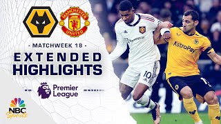 Wolves v Manchester United  PREMIER LEAGUE HIGHLIGHTS  12312022  NBC Sports [upl. by Zirtaeb]