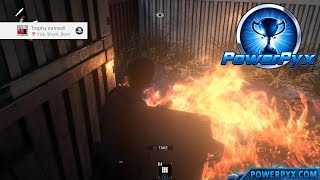 The Evil Within 2  Kick Shoot Burn Trophy  Achievement Guide [upl. by Deyas565]