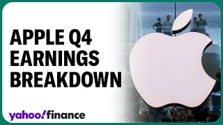 Apple beats Q4 revenue estimates earnings hit by EU decision [upl. by Falo943]