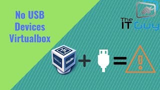USB Devices not Recognised in Virtualbox [upl. by Martens66]