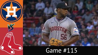 Astros VS Red Sox Condensed Game 8924 [upl. by Wilton]