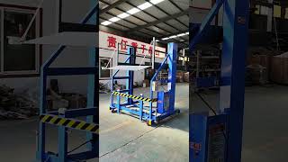 Pallet loading unloading lifter platform truck loading bridge [upl. by Sonia]