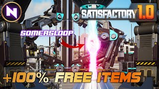 Free POWER or PRODUCTS With SOMERSLOOP To Unlock Tier 7amp8  07  Satisfactory 10  Lets Play [upl. by Ayotna]