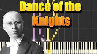 Dance of the Knights  Sergei Prokofiev Piano Tutorial Synthesia HD Cover [upl. by Carita682]