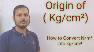 How to Convert N\M2 into kg\cm2 [upl. by Shank]