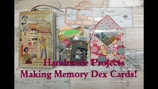 Making Memory Dex Cards [upl. by Anailuig131]