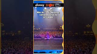 eziooliva triunfa en España jimmyshowtv concierto plazamayordemadrid peru [upl. by Ailemac]