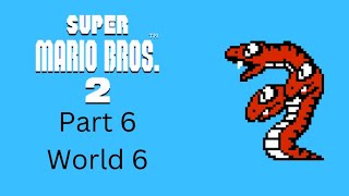 Super Mario Bros 2 SMUSA  Part 6  World 6 [upl. by Toth520]