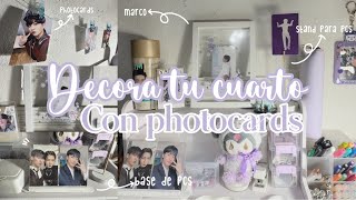 Decora tu cuarto con Photocards [upl. by Olshausen]