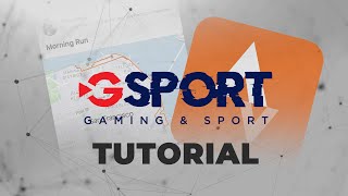 GSPORT app amp STRAVA tutorial [upl. by Queston99]