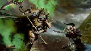 The Epic Battle of Jaghatai Khan and Mortarion  Warhammer 40K Lore [upl. by Bearnard]