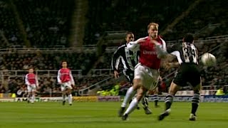 Dennis Bergkamp pirouette goal vs Newcastle  200102 HQ [upl. by Ed]