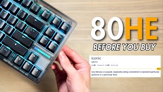 ICONIC  Wooting 80HE Review  Before You Buy [upl. by Mcevoy404]