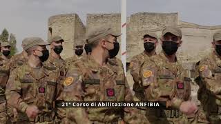 Marina Militare Cerimonia di consegna del basco frequentatori del 21 Corso di Abilitazione Anfibia [upl. by Read25]