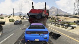 GTA 5 PC Mods Heavy Vehicle Handling Mod [upl. by Ahsirkal]