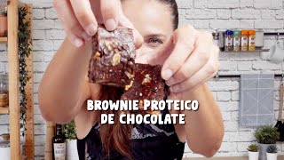 El mejor brownie proteico de chocolate en sólo 15 minutos [upl. by Nimra]