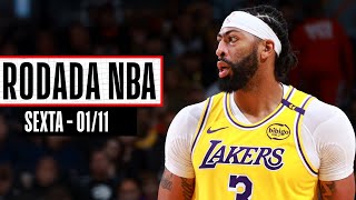 DAVIS brilha em vitória dos Lakers Cavs vencem a 6ª seguida  Rodada NBA 0111 [upl. by Hermon73]