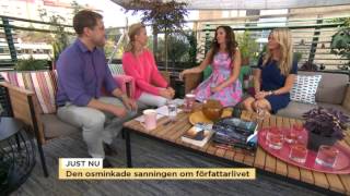 Den osminkade sanningen om författarlivet  Nyhetsmorgon TV4 [upl. by Akemehs]