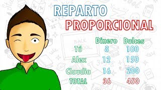 REPARTO PROPORCIONAL Super facil [upl. by Shum]