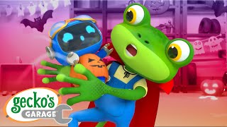 Haunted Halloween Garage｜Geckos Garage｜Funny Cartoon For Kids｜Learning Videos For Toddlers [upl. by Ellehcsor876]