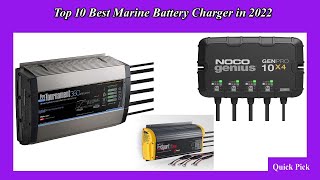 Top 10 Best Marine Battery Charger in 2022 [upl. by Enaj280]