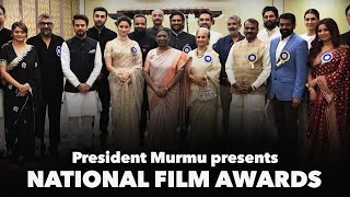 President Droupadi Murmu presents the 69th National Film Awards at Vigyan Bhavan New Delhi [upl. by Assereht]