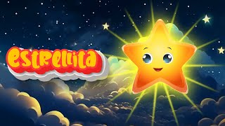 Estrellita Dónde Estás Con Letra  Brilla Estrellita  Twinkle Twinkle Little Star  Spanish Rhymes [upl. by Medovich]